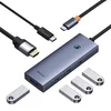 Hub postaja Baseus UltraJoy USB-C - 4x USB-A, HDMI, 2x USB-C, 4K@60Hz - space grey