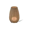 Namizna svetilka Bover LED Amphora, rjava/brezova Višina 47 cm - Dnevna soba/jedilnica - Dizajn - rjava, svetlo bež - Aluminij