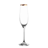 Kozarec za šampanjec s pozlačenim robom 210 ml — Premium Glas Crystal - 321810
