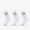 Nogavice Footshop Basic Crew Socks 3-Pack White 39-42