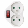 Solight P97 - Razdelna utičnica sa prekidačem 2x10A/230V