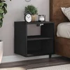vidaXL Stenska nočna omarica 2 kosa črna 40x31x39,5 cm
