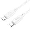 Hoco Kabel USB-C na USB-C Hoco PD 3A 60 W, 1 m, X88, bel
