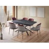 Hanah Home Trpezarijski sto Falcon - 2962, 160x79x90 cm, Crni