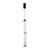 LED luster na sajli CORTE LED/18W/230V crna