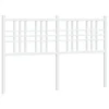 Vidaxl Kovinsko nadomestno vzglavje belo 120 cm