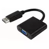 E-GREEN Adapter DisplayPort (M) - VGA D-sub (F) crni OUTLET