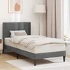 Krevetna konstrukcija Tamnosiva 100 x 200 cm Baršun