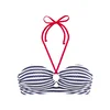 s.Oliver Bikini zgornji del mornarska / temno rdeča / bela