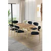 Hanah Home Trpezarijski set, 7 komada, Teget