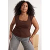 Trendyol Curve Ženska bluza Tbbss26Af00048, Braon