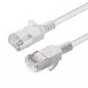 Omrežni kabel CAT6A U-FTP Slim 0.50m bel LSZH