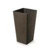 Prosperplast Saksija Furu square eco wood h300w, Kafa