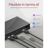 Docking station ICY BOX IB-DK2246AC Hybrid 3 x video out