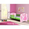 Deciji krevet ACMA II 140x70 + dusek 6 cm GREEN8