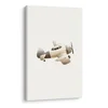Slika vintage letalo v letu - 20x30