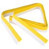Pojas za borilačke vještine prošiveni 2,5 m bijeli/žuti