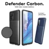 Maska za telefon Samsung S936B Galaxy S25 Plus DEFENDER CARBON, Crna