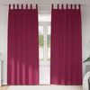 vidaXL Zavese z zavesami 2 pcs Vinorodna rdeča 245 x 140 cm Poliester