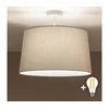Brilagi - LED plafonski luster CERIA 1xE27/60W/230V prečnik 45 cm bela/siva