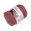 Pletena preja Macrame Rope 5 mm 500 g - (792) staro roza