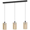 EGLO Viseća lampa POLVERARA 3xE27 1150 mm amber staklo 39539