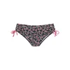 LASCANA Bikini hlačke temno roza / črna / bela