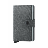 Usnjena denarnica Secrid Miniwallet Sparkle Silver srebrna barva