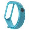 BStrap Xiaomi Mi Band 3/4 Silicone Diamond pašček, Light Blue