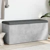 vidaXL Klop za shranjevanje betonska siva 102x42x45 cm inženirski les