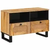 vidaXL TV omarica s predalom Rjava 70 x 33,5 x 46 cm Masiven les manga