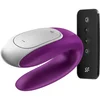 Vibrator za pare Satisfyer Double Fun, vijoličen