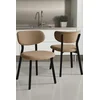 HANAH HOME Set stolica (6 delova) Toldy Cappuccino Black