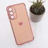 Maska Heart Frame za Samsung A16 5G/ A166B roze