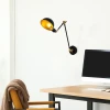 Opviq Zidna lampa E27 Socket, Crno-Zlatna