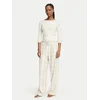 Tommy Hilfiger Pižama UW0UW06714 Kremna Regular Fit