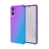 Infostyle Silikonski ovitek Colorit za Samsung Galaxy S25 Edge – vijolična/modra