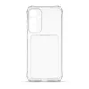Maska za telefon WALLET za Samsung S23 FE, Bela
