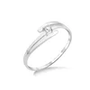 DIAMANT LETERNEL Prstan Ring aus 375 Weißgold mit Diamant srebrna