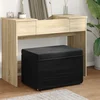 Stolica Crna 61 x 41 x 40 cm Svileni i Fino Radeći Drvo