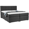 Moderano BOXSPRING POSTELJA 180 cm x 200 cm , tekstil temno siva