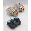 Alltoys Prozoren RC-avtomobil z dimnim, svetlobnim in zvočnim učinkom