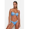 Trendyol Geometric Patterned Regular Leg Bikini Bottoms