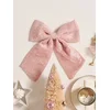 Sinsay - Dekorativna mašna sa šljokicama - pastelno roze