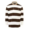 Polo Ralph Lauren Big & Tall Majica rjava/kapučino/bela