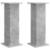 Stalak za biljke 2 pcs Betonska siva 30,5 x 30 x 80,5 cm