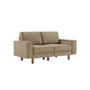 ATELIER DEL SOFA 2-Seat Sofa Sparrow 2 Beach Walnut