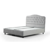 Hanah Home HANAH HOME Vassi 150 x 200 - Grey dvojna boxspring postelja, (20975966)