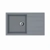 Granitna sudopera MILO RETTO 78x46 Diamond grey sa sifonom