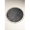 ARTEMIS Okrugli tepih 80x80, Krzneni, Antracit